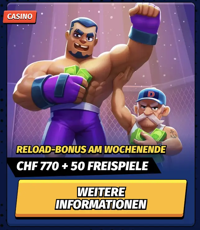 Wochenendbonus BigClash Reload Bonus Wochenende mit Cartoon Figuren